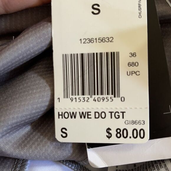 Adidas How We Do TGT Gray Speck Leggings Sz S - Picture 9 of 11